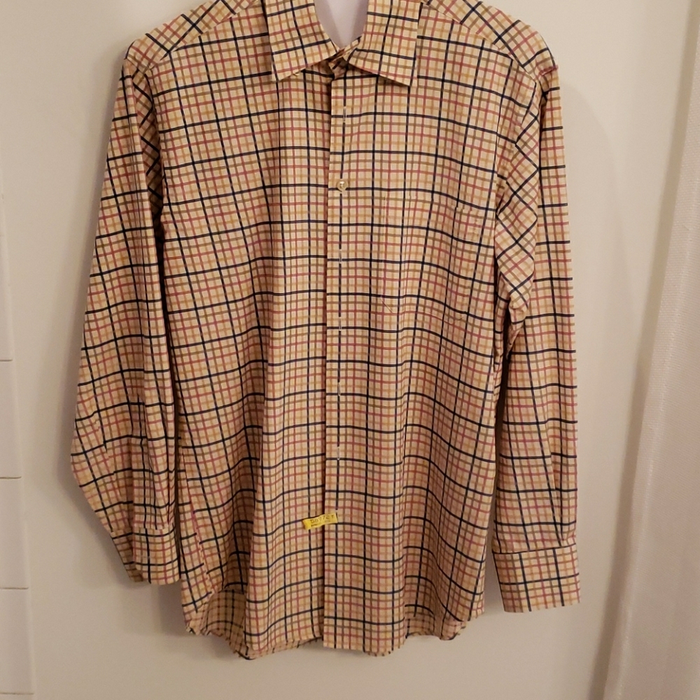 Scott Barbour Hidden Button-down Shirt Size M